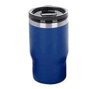 Generic Porte-Bouteille isolé à Double Couvercle, Refroidisseur de Bouteille isolé Pratique pour les Voyageurs, en Acier Inoxydable 304, 14oz (BLUE)