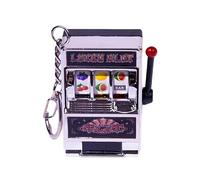 Generic Porte-clés avec mini casino, porte-bonheur, porte-clés pour Noël, cadeaux de fête à Las Vegas