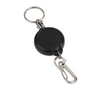 Generic Porte-Clés Léger et Rétractable, Fermoir pour Clés Extensibles pour Activités de Plein Air, Fil D'acier ABS, 10 Pièces (Vendre dix pour un)