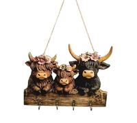 Generic Porte-clés Mural Rustique avec Crochets pour Clés, Idéal pour L'entrée