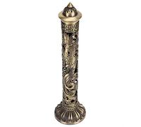 Generic Porte Encens pour Bâtons, Ton Bronze Dragon Phénix Ornements Artisanaux Décoration de Salon de Thé Trois Prises d'Encens avec Différents Diamètres pour Différents Types