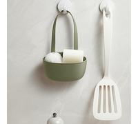 Generic Porte-éponge pour évier de Cuisine, Pavillon de Cuisine Support d'évier éponge Support éponge avec Trous de Vidange Rack de Vidange de Panier de Suspension pour de, de Salle de Bain, Mur