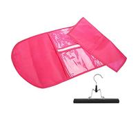 Generic Porte-Extensions de Cheveux, Organisateur de Perruque, Mallette de Rangement de Protection Rotative pour Extensions de Cheveux Naturels à Clipser, Usage Domestique (Avec cintre)