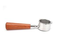Generic Porte-Filtre Affectueuse, Poigne de Machine à café Facile à Utiliser en Acier Inoxydable Couler Bar-bar Couler le café. (palissandre 51mm)