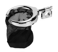 Generic Porte-gobelet de Guidon, 7 Engrenages en Caoutchouc, Conception Humanisée, Porte-gobelet de Moto en Alliage d'aluminium pour Motos pour Vélos (galvanoplastie 25 mm)