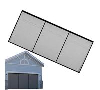 Generic Porte Moustiquaire Magnétique pour Garage,Écran de Porte de Garage - Aimanté Filet de Porte de Garage - Filet en Fibre de Verre, Aimants De Porte de Garage Respirant Heavy Duty pour Patio