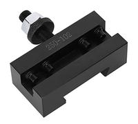 Generic Porte-outil de Tour CNC à Changement Rapide, Porte-outil Noir en Acier à Haute Teneur en Carbone pour le Tournage et le Rainurage, adapté à L'usinage et à la Fabrication Militaire