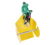 Generic Porte-Papier Toilette Innovant en Forme de Grenouille, Organisateur Mural en Bois de Pin pour Salle de Bain