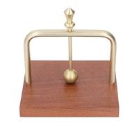 Generic Porte-serviette de Bureau, élégant Concept de Tissu invité Porte-tissus en Aluminium en Alliage en Alliage de Base en Bois Massif sans Glissement pour Restauration de café (GOLD)