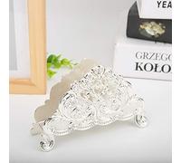 Generic Porte-Serviettes en Papier en Métal, Support à Mouchoirs élégant pour Restaurant, Hôtel, café, Décor de Rangement Résistant à la Corrosion pour Table, Couleur Or (Porte-mouchoirs Argent)