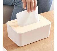 Generic Porte-Tissus en Plastique, Boîte de Soie, Organisateur de Tissus Office pour le Restauration de la Voiture à Domicile (Rectangle)