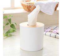 Generic Porte-Tissus en Plastique, Boîte de Soie, Organisateur de Tissus Office pour le Restauration de la Voiture à Domicile (Cercle de 5,9 pouces de diamètre)