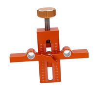 Generic Positionneur D'installation de Porte D'armoire Réglable en Alliage D'aluminium, Gabarit de Montage Stable et Facile à Utiliser pour Armoires de Cuisine, Armoires de Salle de Bain, 1 Ensemble