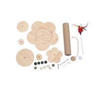 Generic Poste à Gratter pour Chat, Tour en Corde de Jute en Bois de Pin Durable pour Un Jeu Interactif pour Les Amoureux des Chats (Petit 9,5 cm / 3,7 Pouces)