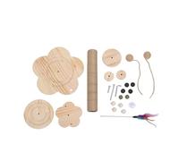 Generic Poste à Gratter pour Chat, Tour en Corde de Jute en Bois de Pin Durable pour Un Jeu Interactif pour Les Amoureux des Chats (Grand 11,5 cm / 4,5 Pouces)