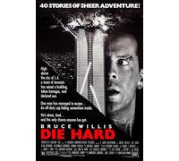 Generic - Poster mural rétro classique des années 80 - Die Hard - A4