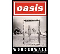 Generic Poster vintage Oasis Wonderwall - Groupe de rock - Photo en métal lourd - Format A4