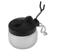 Generic Pot d'aérographe avec Ensemble d'aiguilles et de Pinceaux de 11 Pièces - Kit de Nettoyage par Pulvérisation Professionnel pour Buse, Godet de Peinture et Zones Difficiles 'accès