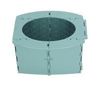 Generic Pot Pratique pour Tout-petits pour les Voyages et le Camping, Toilettes Pliables pour bébé pour la Conduite Longue Distance, Matériau PP (GREEN)