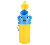 Generic Pot Urinoir Réutilisable pour Enfants, avec Fonction Anti-odeur, pour le Camping en Voiture des Tout-petits, Conception de Sangle de Suspension, Matériau ABS, Rouge (Style princier)