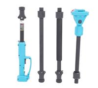 Generic Poteau D'extension D'élagage électrique, Longueur Réglable de 3,28 Pieds à 6,56 Pieds, Tige Télescopique Légère en Aluminium avec Tête Rotative à 180 Degrés pour L'élagage des