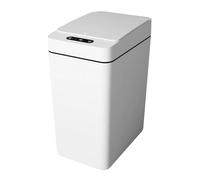 Generic Poubelle de Salle de Bain Intelligente Sans, Automatique, Fine, Compacte, Portable, Pratique, étroite, pour Hôtel, Blanc