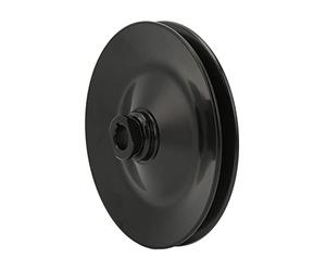 Generic Poulie de Pompe de Direction Assistée à Rainure Unique, en Métal Noir, pour Chevy 1965 - 1979, Composant Moteur, Transfert de Puissance 1x
