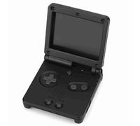 Generic Pour Housse de Boîtier Advance SP, Ensemble Complet de Pièces de Réparation ABS, Remplacement Parfait Pour les Joueurs, Design Moderne et Utilitaire Portable (BLACK)