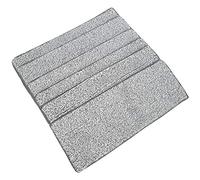 Generic Pousquettes de Vadrouille Réutilisables, Fiber Mop Couvre les Coussinets de Vadrouille Lavables de la Machine Lavable 6PCS Remplacement du Tissu de pour le Lavage du Sol, 33x12 Cm