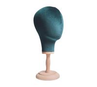 Generic Présentoir à Chapeaux, Tête de Mannequin, Stable et Polyvalent, pour Coiffeurs Débutants et Professionnels, Vert Foncé