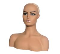 Generic Présentoir de Modèle de Tête de Mannequin Féminin pour Accessoire Polyvalent de Vente Au Détail En PVC