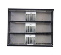 Generic Présentoir de Parking à échelle 1/64, vitrine de Garage de véhicule avec récipient en acrylique léger pour aménagement Diorama, poupées de Collection