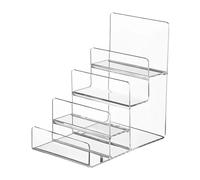 Generic Présentoir En Acrylique, Présentoir de Bureau, Vitrine Transparente En Acrylique pour Figurines, 4 couches