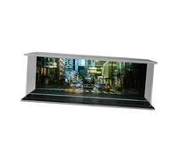 Generic Présentoir LED pour Parking, échelle 1:64, boîtier anti-poussière, objets de collection pour modèles de voitures, scène de modèle d'affichage, croix