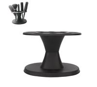Generic Présentoir Rond en Plastique de qualité Supérieure pour Brosse à Cheveux et Peigne, pour Salon et Organisation à Domicile, Noir (BLACK)