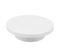 Generic Présentoir Rotatif Support Rotatif Automatique à Forte Charge pour Petits Produits Mode Faible Bruit 20-40 Secondes ABS Blanc 1 X Hôte (Diamètre 15cm / 5.9in)