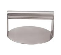 Generic Presse à Hamburger Professionnelle en Acier Inoxydable, Réglable Manuellement, Pressée Uniformément pour la Cuisson des Hamburgers de Bœuf, Presse à Gril pour la Cuisine à Domicile (Rond)