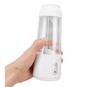 Generic Presse-agrumes électrique, Mélangeur Portable, Opération Facile en un, pour les Voyages au Bureau, Taille 300ML, avec Batterie 1200mAh (WHITE)