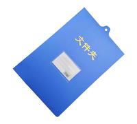 Generic Presse-papiers de Stockage Organisateur de Bloc-documents Suspendu de Grande capacité pour les Fichiers A4 de Bureau, Dossier de Presse-papiers en Plastique pour la Tenue de Dossiers