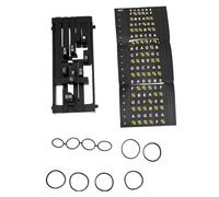 Generic Presseur D'accords, Entraîneur D'accords de Guitare à une Touche avec Guidage des Doigts pour Guitares Acoustiques de 36 à 41 Pouces (BLACK)