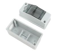 Generic PREUVE IP65, Couvercle Transparent, Boîte de Protection de Distribution à 2 Voies en Matière Plastique pour l'électricité