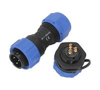 Generic Prise de Courant D'aviation étanche, Connecteur Flexible à 3 Broches IP68 pour Machines Contrôlées par Programme, Matériau ABS Résistant aux Rayures