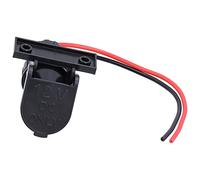 Generic Prise Femelle Allume-Cigare de Voiture avec Support Haute Performance pour Moto Automobile 12 V, Facile à Utiliser, Compatible avec L'adaptateur USB Fish Finder, adapté aux Activités de