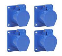 Generic Prise Industrielle étanche IP44 3 Broches 16A pour L'alimentation, Fixation Ferme, Large utilité pour Brasserie, Atelier 4 Ensembles