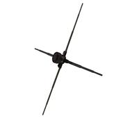 Generic Projecteur de Ventilateur Holographique, Projecteur d'hologramme 3D 2K HD 100-240V Synchronisation de Moulage d'écran de Téléphone pour Magasin pour Exposition (Prise UE