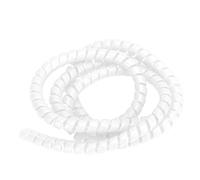 Generic Protecteur de Câble de Tube en Spirale en Plastique Durable, Emballage Complet à 360 ° pour Conduite de Frein de Scooter, adapté au Scooter électrique M365 Pro (White)