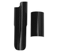 Generic Protecteur de Fourche Arrière de Vélo en Fibre de Carbone avec Autocollants Longs et Courts pour la Prévention des Chocs et la Protection Contre Les Rayures, adapté à Différents Modèles de