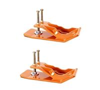 Generic Protecteur de Godet de Tracteur, Protection Durable des Bords de Ski en Acier au Carbone pour L'enlèvement des Feuilles de Gravier de Neige, 2 Pièces pour Paysagistes ou Propriétaires