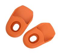 Generic Protecteur de Manivelle de Vélo en Silicone Solide et Polyvalent - Accessoire Pratique pour Une Bonne Protection - pour la Plupart des Manivelles de Vélo de Route (Orange)