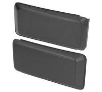 Generic Protecteur de Pare-Chocs Avant - Coussinets de Rechange ABS Noir Mat pour Modification de Voiture, Kit de Pare-Chocs Gauche et Droit, Mise à Niveau des Pièces Automobiles pour Une durabilité